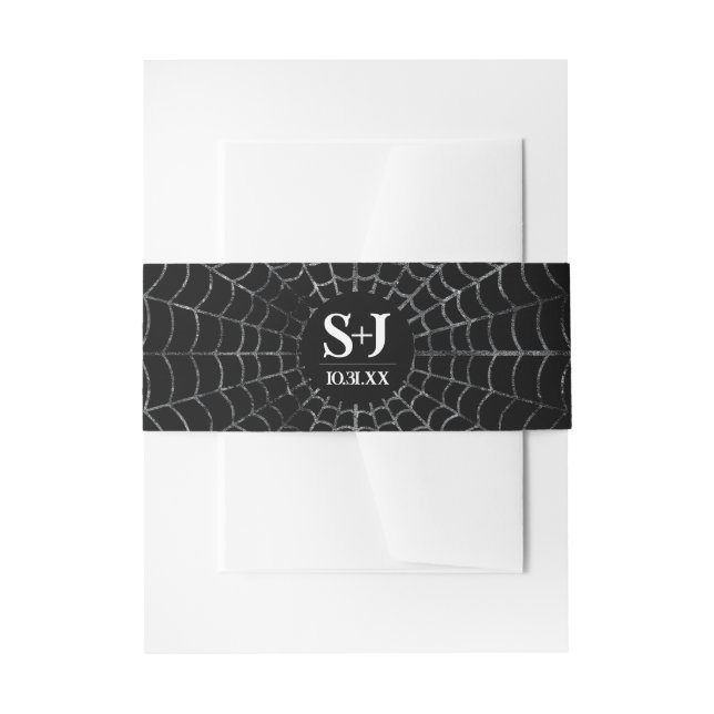 Dark and Moody Customizable Wedding Bly Band (Vorderseite Beispiel)