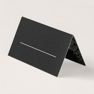 Dark and Moody Ferns Modern Wedding Platzkarte
