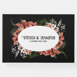 Dark and Moody Wedding Guestbook Gästebuch