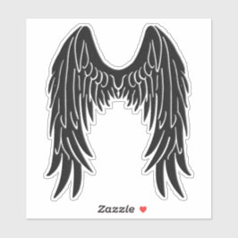 Dark Angel Black Wings Vinyl Cutout Sticker