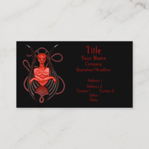 Dark Angel Business Card Visitenkarte