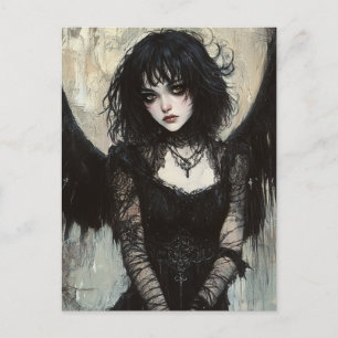 Dark Angel Fantasy Beautiful Postkarte