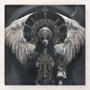 Dark Angel Gothic Fantasy Art Glasuntersetzer