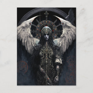 Dark Angel Gothic Fantasy Art Postkarte