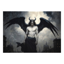 Dark Angel Lucifer Fotodruck