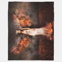 Dark Angel Personalizable Fleecedecke