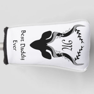 Dark Antelope Silhouette Bester Papa je Golf Headcover