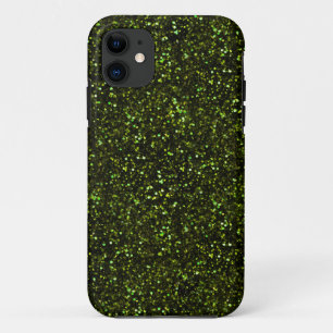 Dark Apple Green Glitzer iPhone 11 Hülle