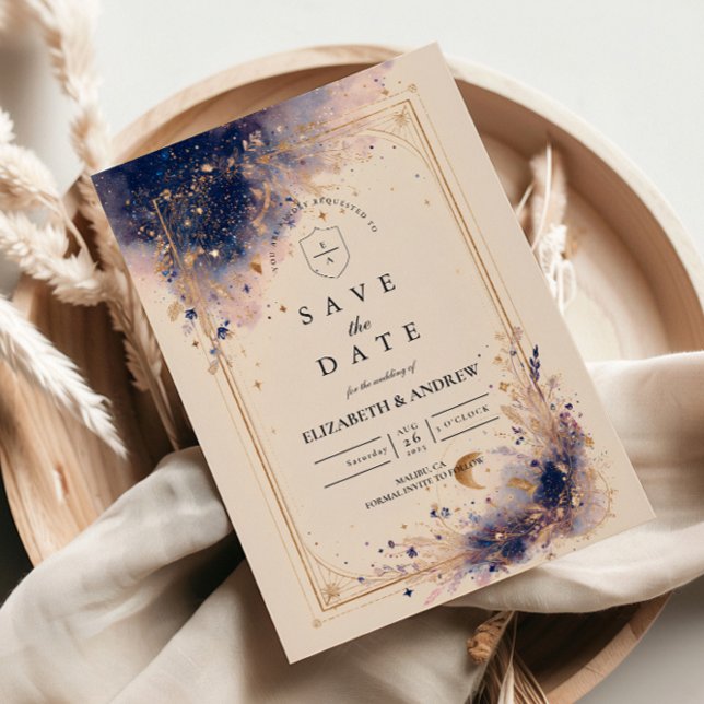 Dark Astrology Wedding Save The Date (Von Creator hochgeladen)