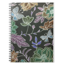 Dark Background Butterfels und Blume Design