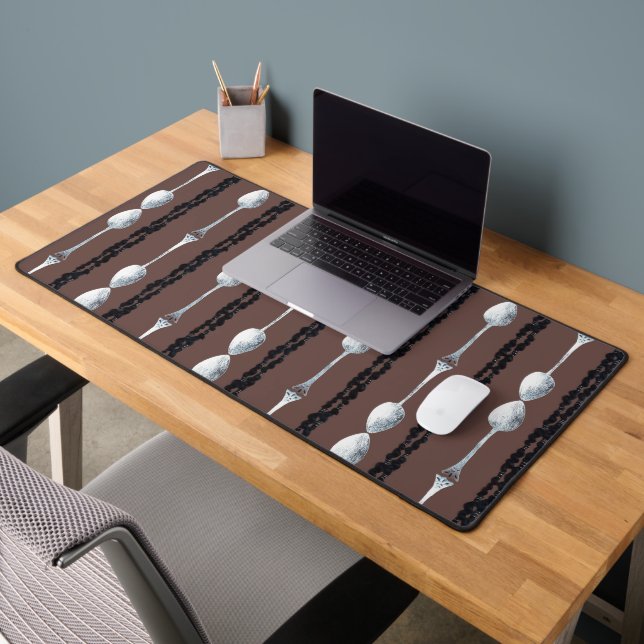 Dark Blend, Silver Spoon Schreibtischunterlage (Büro 2)