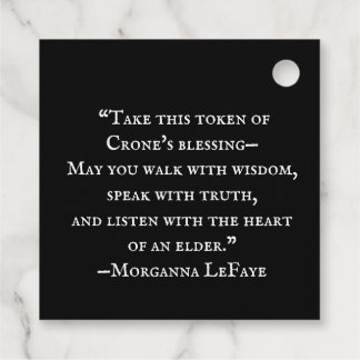 Dark Bloom Croning Zeremonie Geschenkanhänger