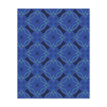 Dark Blue Abstrakt Pattern 22.0 Scrapbook Paper