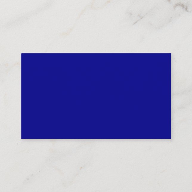 Dark Blue Business Card Visitenkarte (Vorderseite)