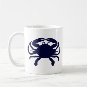 Dark Blue Crab Kaffeetasse
