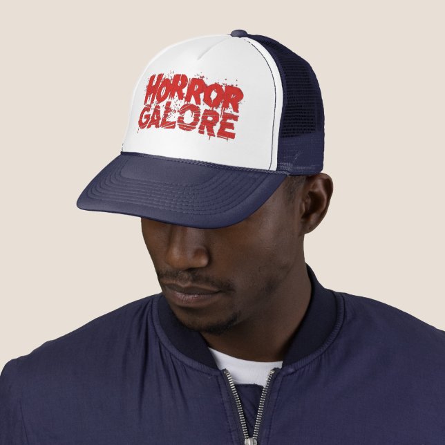 Dark Blue Horror Cap Truckerkappe (Beispiel)