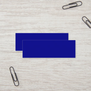 Dark Blue Mini Business Card Visitenkarte