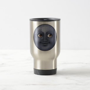 Dark Blue Moon - Emoji Reisebecher