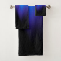 Dark Blue Ocean Towel Set