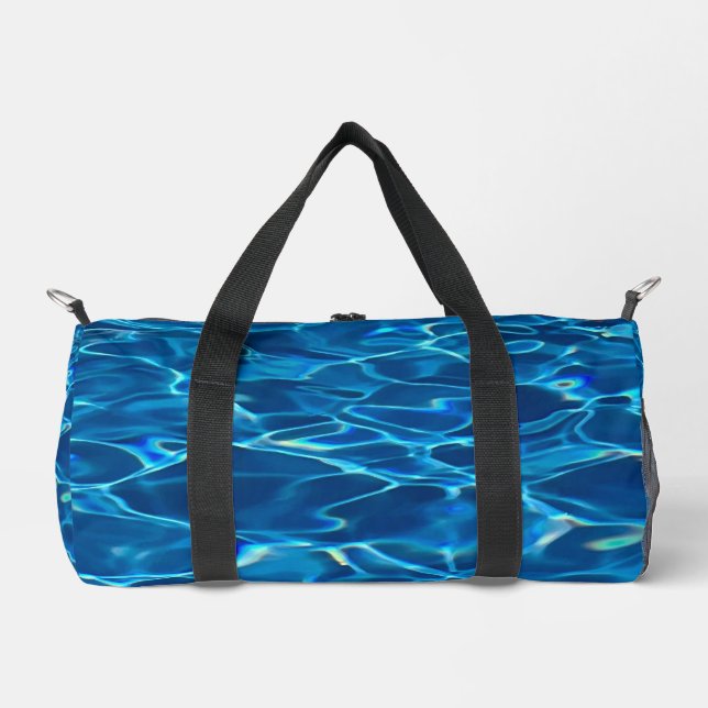 Dark Blue Pool Water Duffle Bag (Vorderseite)