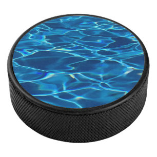 Dark Blue Pool Water Eishockey Puck