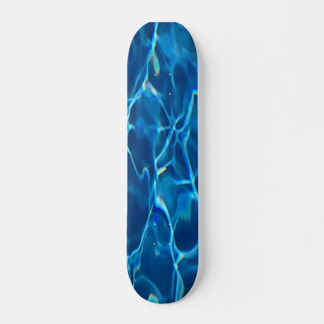 Dark Blue Pool Water Skateboard (Vorne)