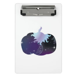 Dark Blue Pumpkin Mini Klemmbrett