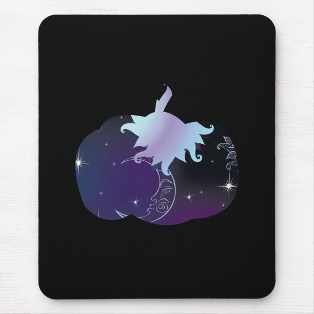 Dark Blue Pumpkin Mousepad (Vorne)
