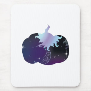 Dark Blue Pumpkin Mousepad