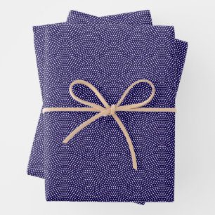 Dark Blue Same Komon (klein) Geschenkpapier Set