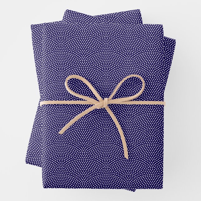Dark Blue Same Komon (klein) Geschenkpapier Set (Beispiel)