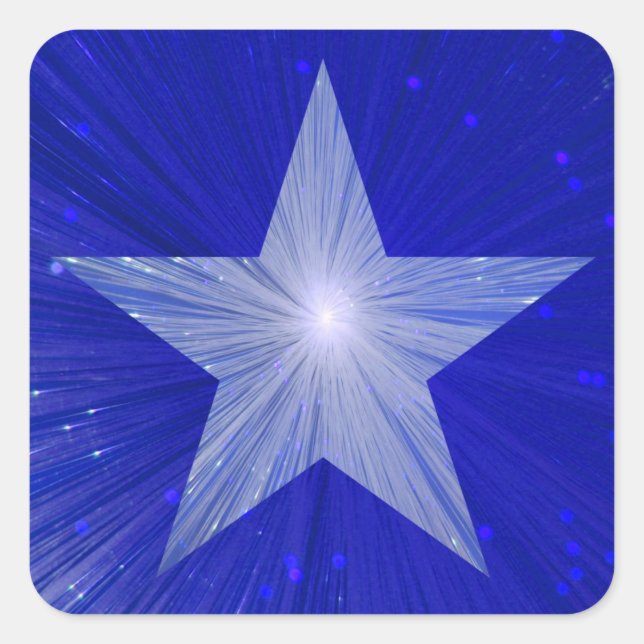 Dark Blue Star Aufkleber (Vorderseite)