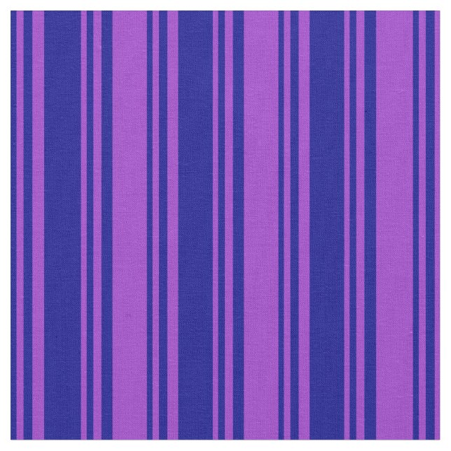 Dark Blue und Dark Orchid Lines Muster Stoff (Nahaufnahme)