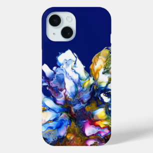 Dark Blue Vibrann Abstrakt Fluid Art Case-Mate iPhone Hülle
