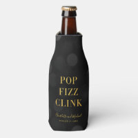 Dark Bokeh Imitate Gold Pop Fizz Clink