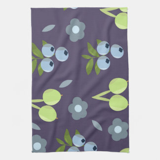Dark Botanical Kitchen Towel Geschirrtuch