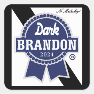 Dark Brandon 2024 Quadratischer Aufkleber