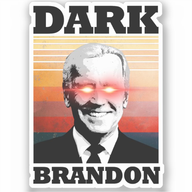 Dark Brandon Aufkleber (Vorderseite)