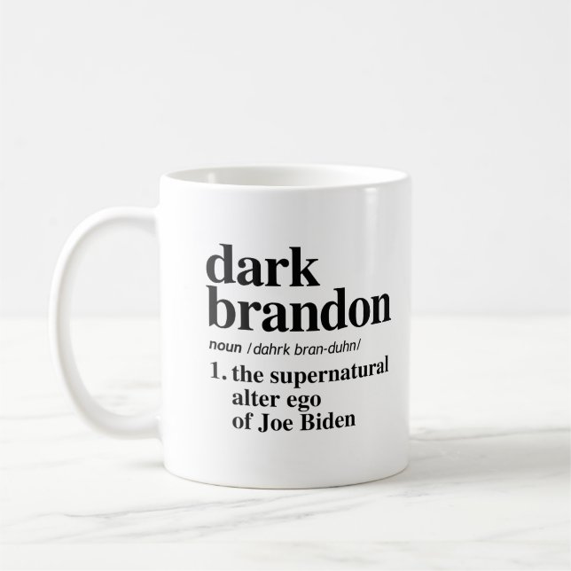 Dark Brandon Definition Kaffeetasse (Links)
