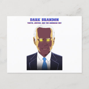 Dark Brandon Feiertagspostkarte
