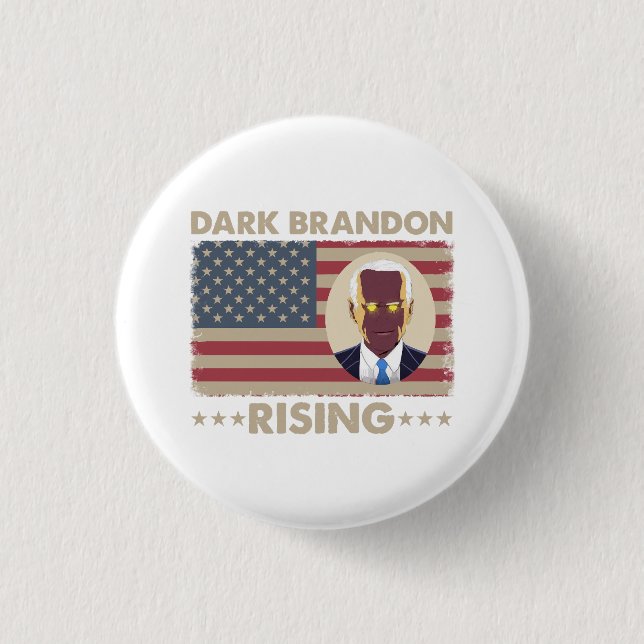 Dark Brandon Funny Joe Biden Meme Button (Vorderseite)