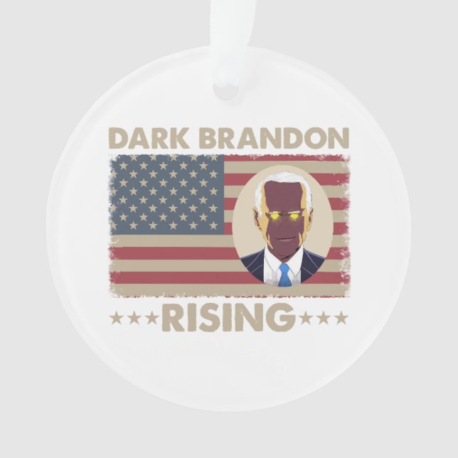 Dark Brandon Funny Joe Biden Meme Ornament (Vorderseite)