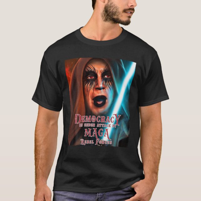 Dark Brandon Halloween Kostüm Beängstigend Trump R T-Shirt (Vorderseite)