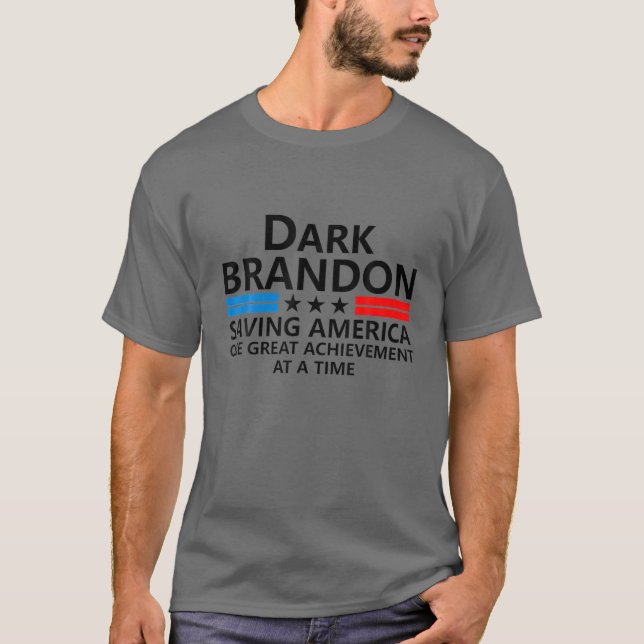 Dark Brandon Pro Biden Rettend America USA Flag Ac T-Shirt (Vorderseite)