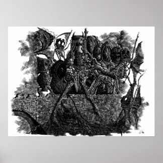 Dark Bridge Print von Jred Poster