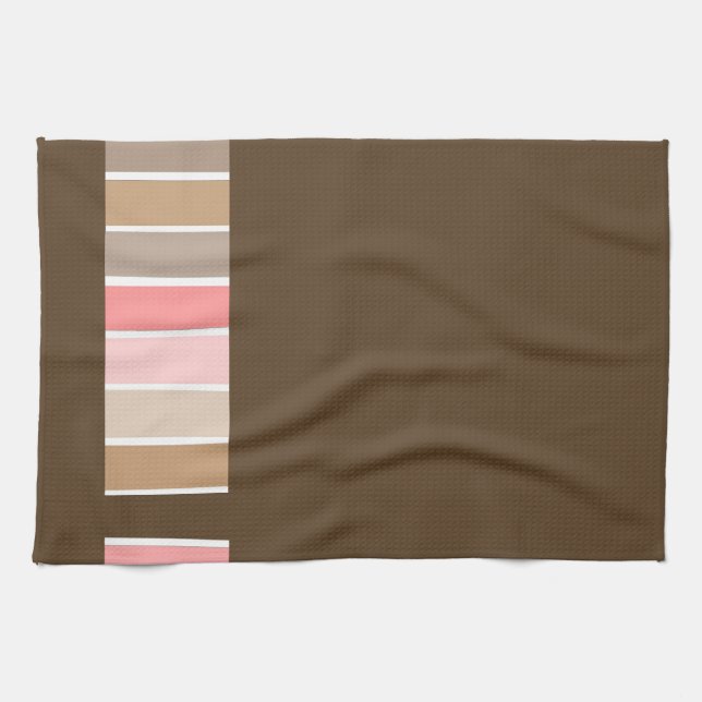 Dark Brown Beach Sand Geschirrtuch (Horizontal)