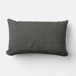 Dark brown decorative cushion lendenkissen