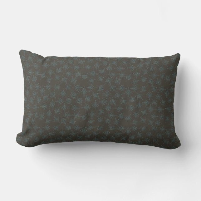 Dark brown decorative cushion lendenkissen (Vorderseite)