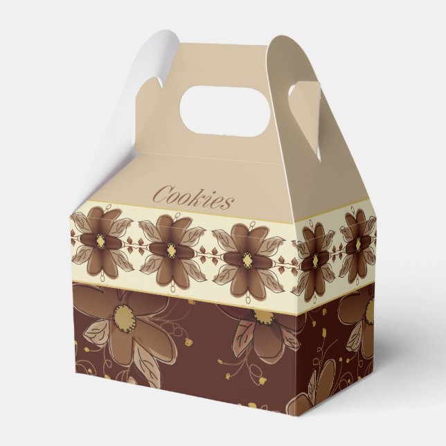 Dark Brown Flieal Geschenkschachtel (Vorderseite)