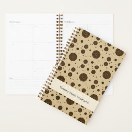 Dark Brown Micro Floral Sand Planer